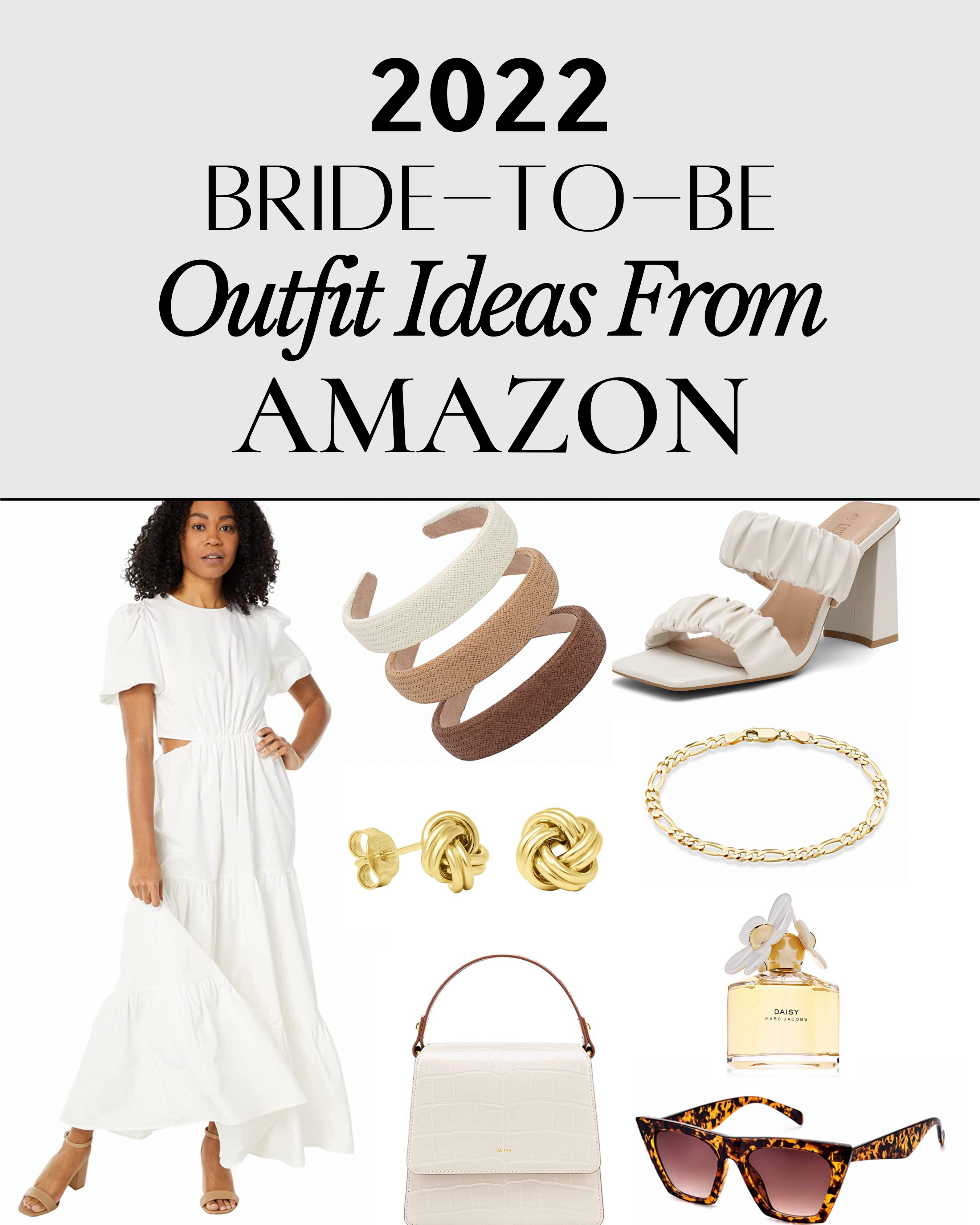 Trending and chic bride to be outfits from Amazon 2022.